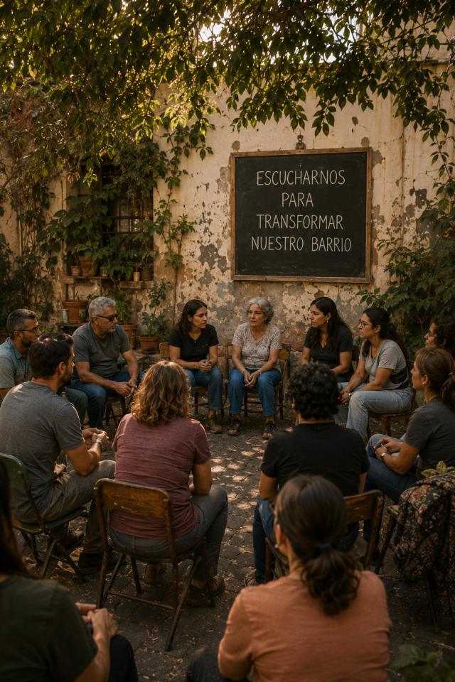 Taller participativo para el diseño de proyectos comunitarios.
