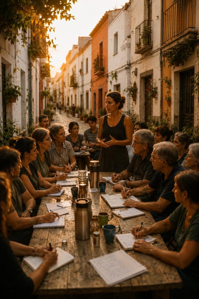 Taller de memoria comunitaria con personas mayores e investigación social.